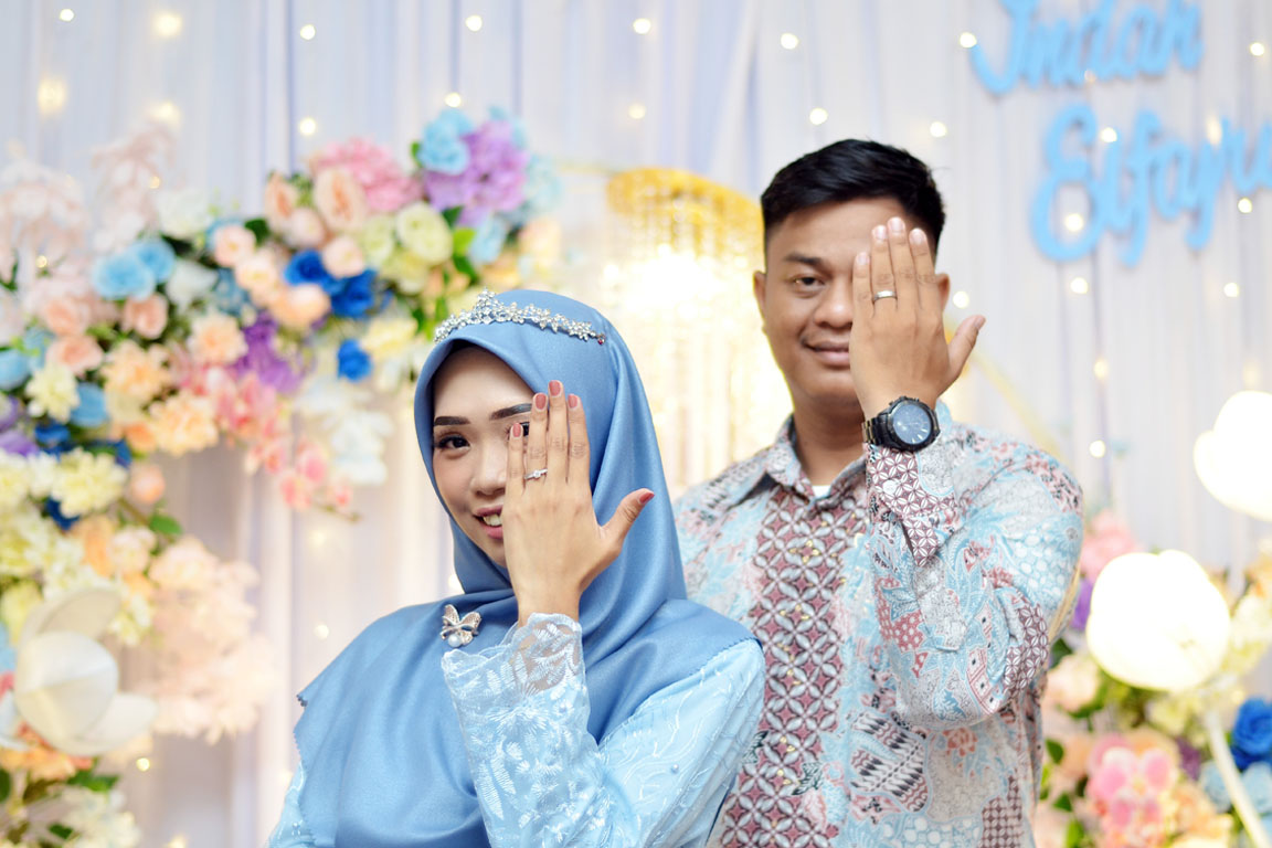 Undangan Pernikahan The Wedding of Indah and Elfajri
