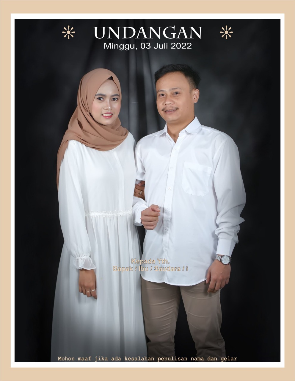 Undangan Pernikahan The Wedding Of Mely & Asep